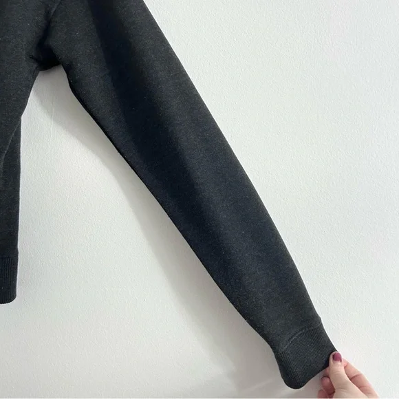 All Saints Womens Spitalfields Chain Collar Crew Neck Sweater in Charcoal size 2 - Picture 9 of 10